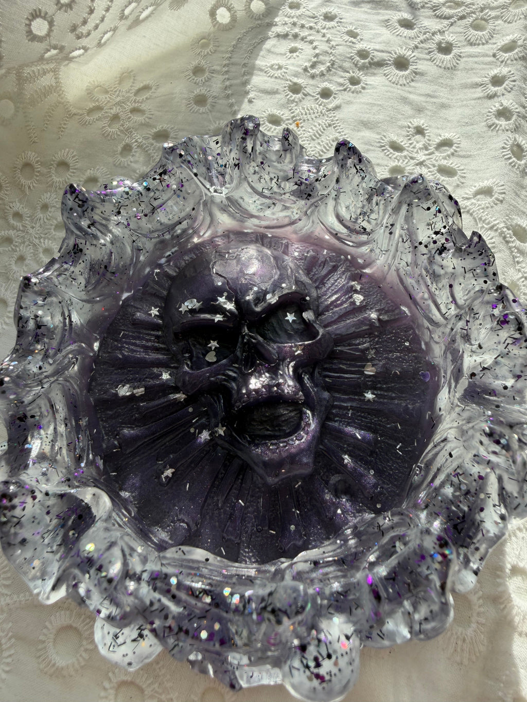Skull Resin Ashtray