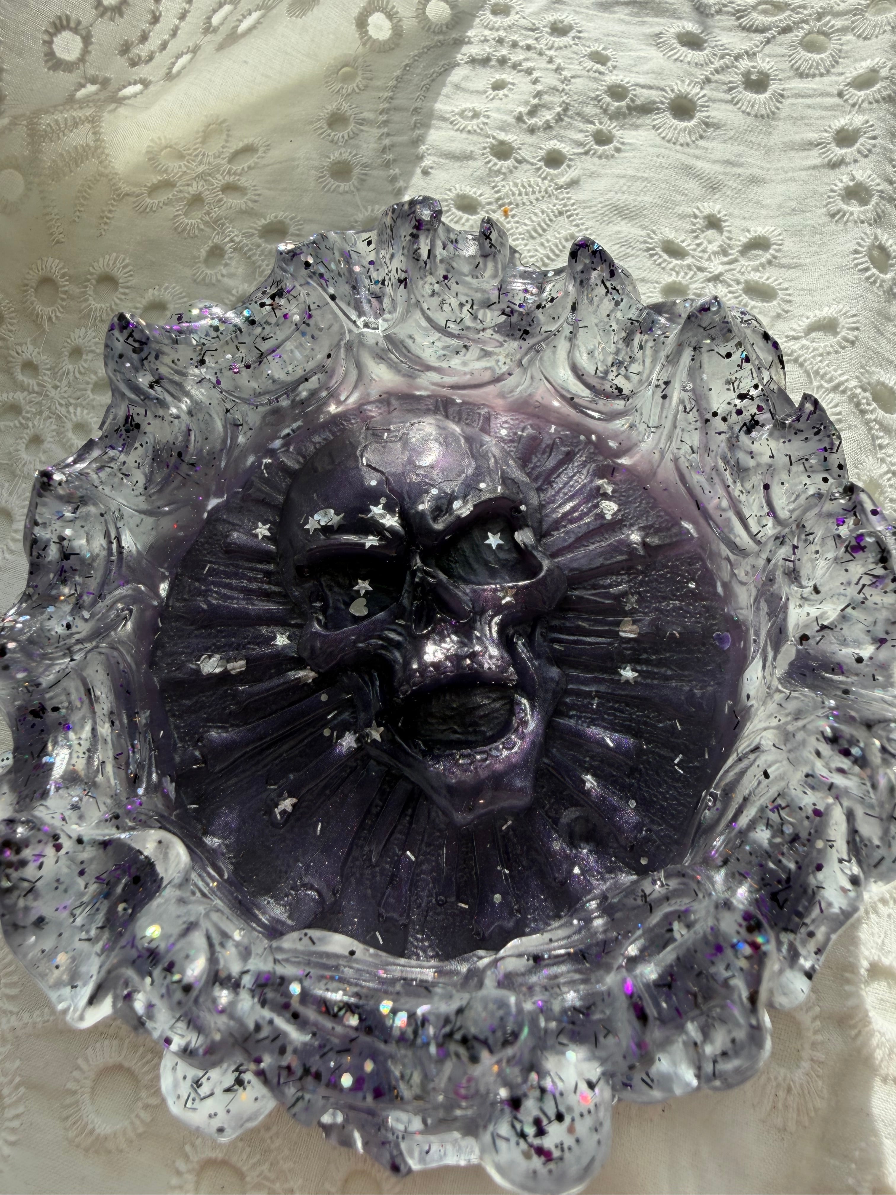Skull Resin Ashtray