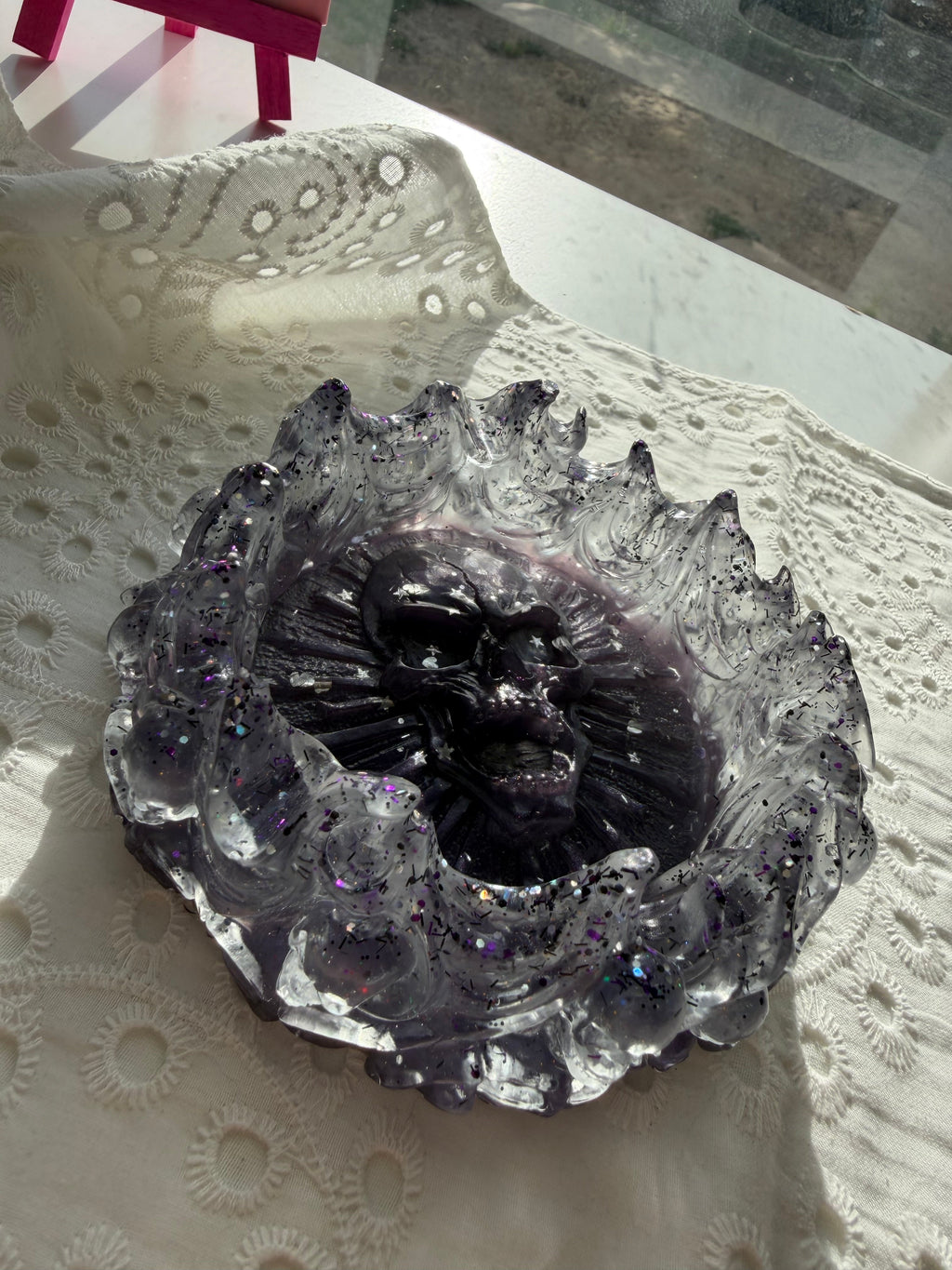 Skull Resin Ashtray