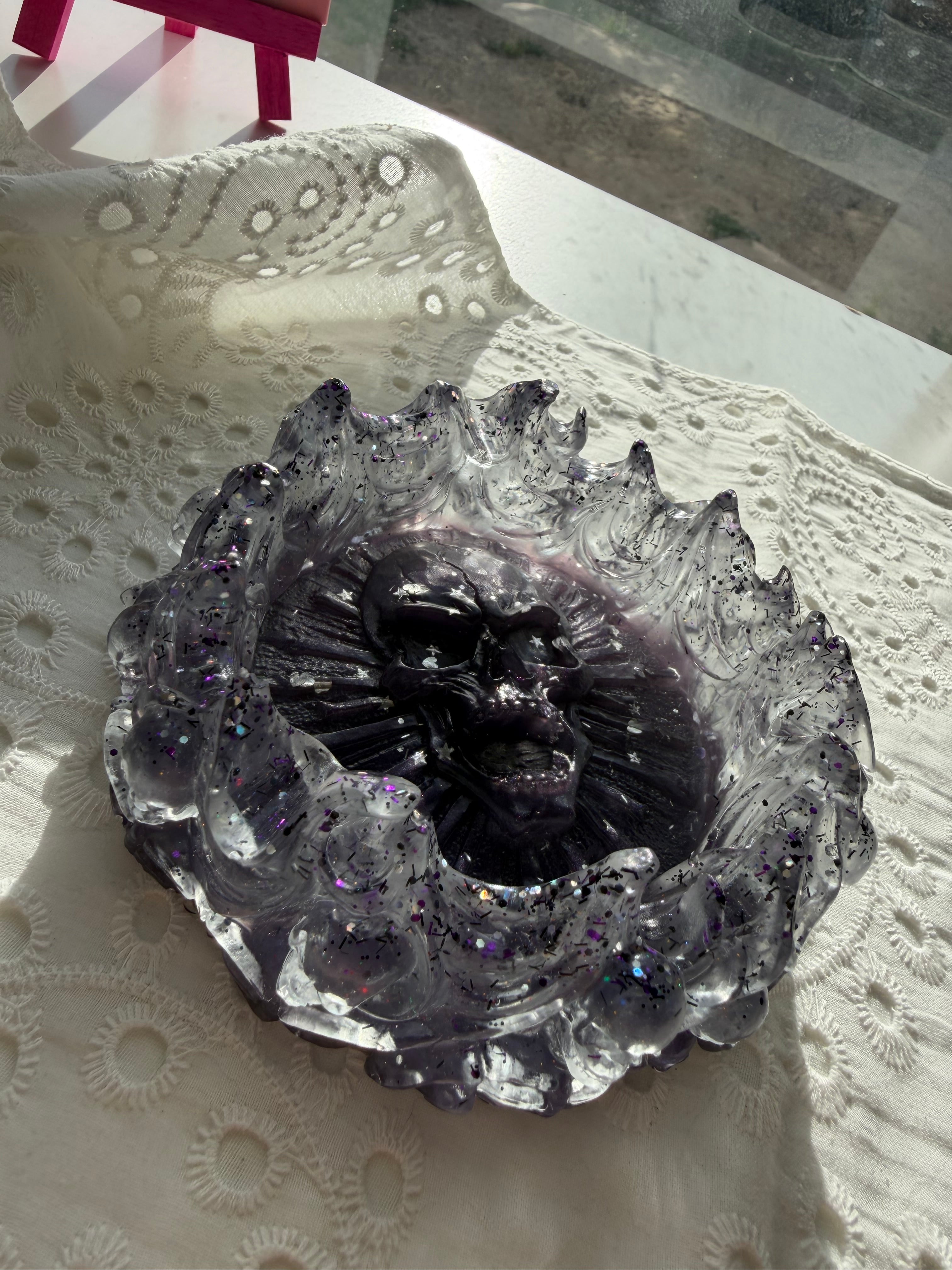 Skull Resin Ashtray
