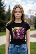 Green Hour Tee — The Hour Between Overwhelmed & Chillin'