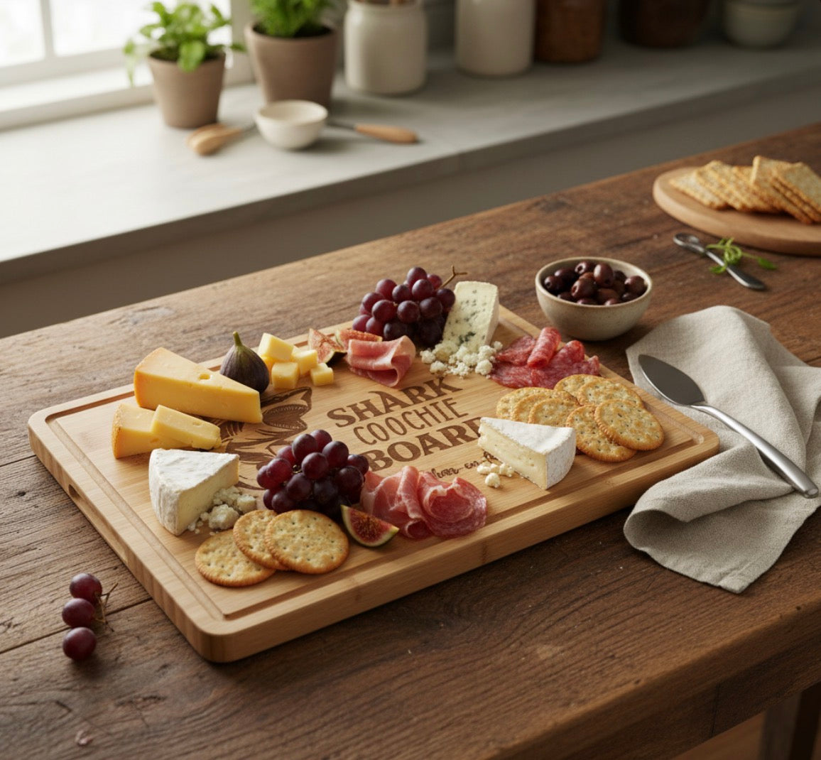 Shark Coochie Board – The Charcuterie Board That Bites Back