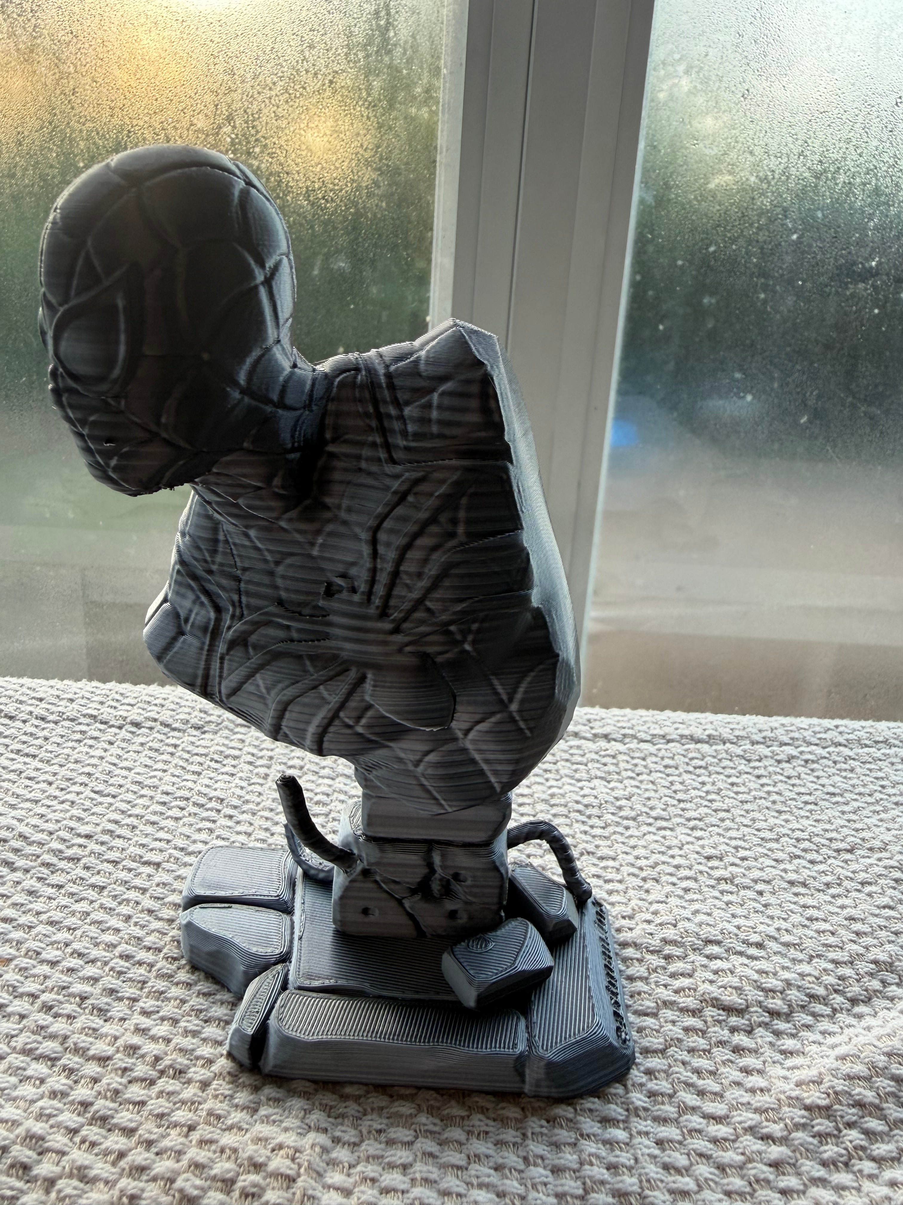 3D Printed Spider-Man Inspired Sculpture