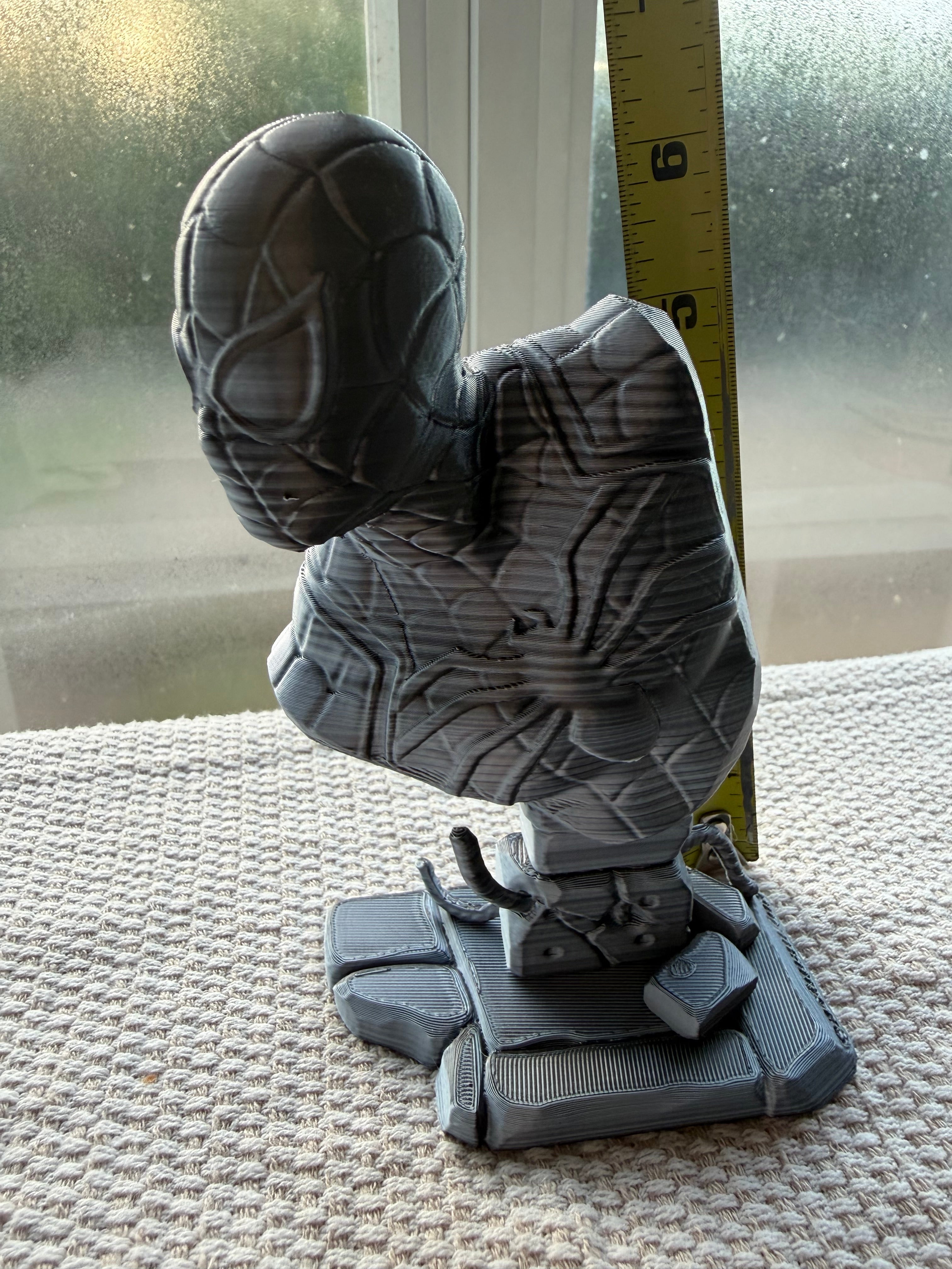 3D Printed Spider-Man Inspired Sculpture