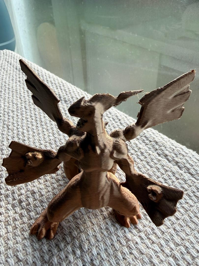 3D Printed Dragon Figure