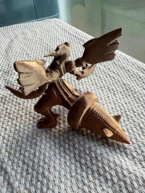 3D Printed Dragon Figure