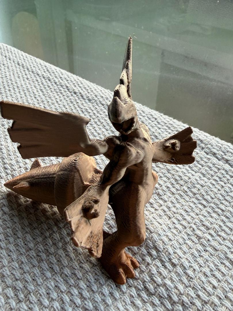 3D Printed Dragon Figure